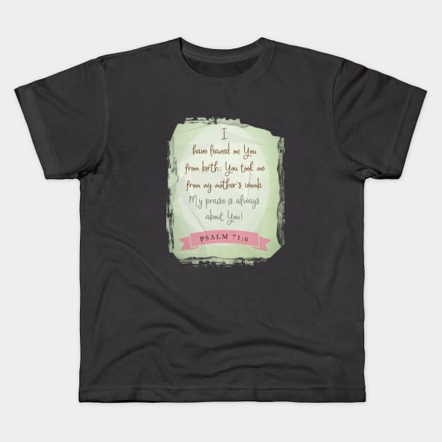 I have leaned on You, Jesus - Christian T-Shirt, Hoodie and Gifts Kids T-Shirt by Third Day Media, LLC.